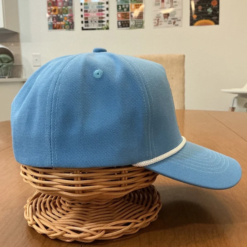 Getaway Golf Collection Hat Mens OSFA Light Blue Astronaut Rope Snapback Cap